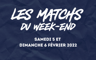 Programme du week-end (05 et 06/02)