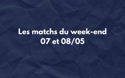 Programme du week-end (07 et 08/05)