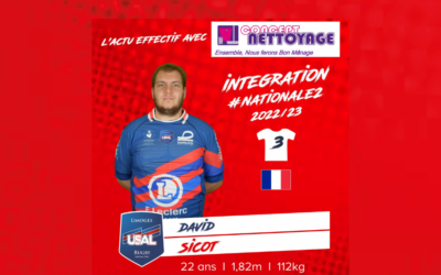 David Sicot intègre l’équipe fanion !