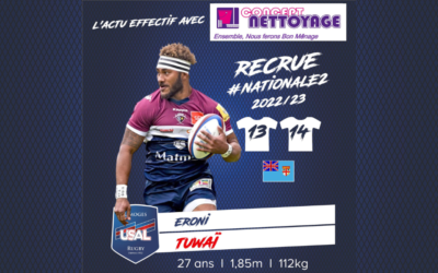 Arrivée d’Eroni Tuwaï