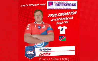 Adriaan Ludick reste à l’USAL !