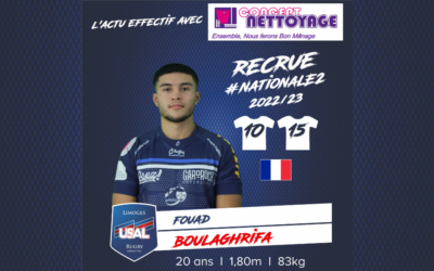 Nouvelle recrue : Fouad Boulaghrifa