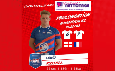 Lewis Russell reste à Limoges