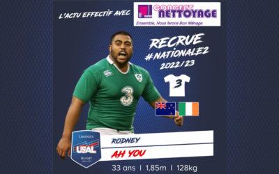 Nouvelle recrue : Rodney Ah You