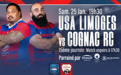 Les différentes infos avant USAL – COGNAC